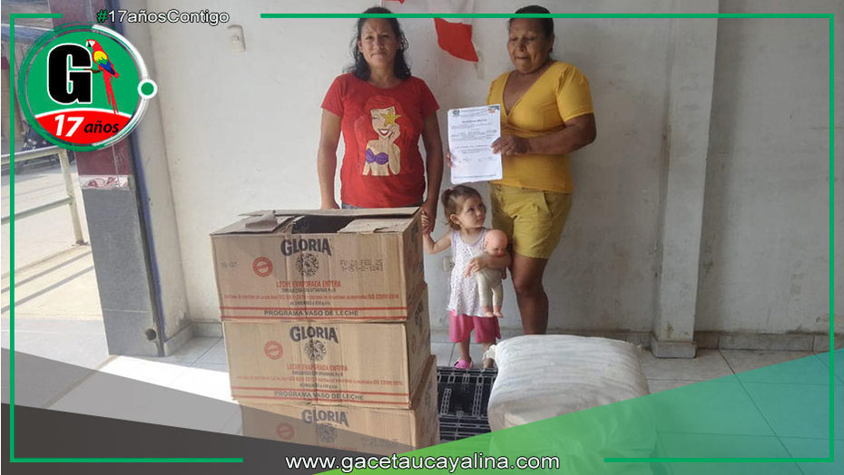 Ucayali distribuye 38 toneladas de insumos esenciales del Vaso de Leche