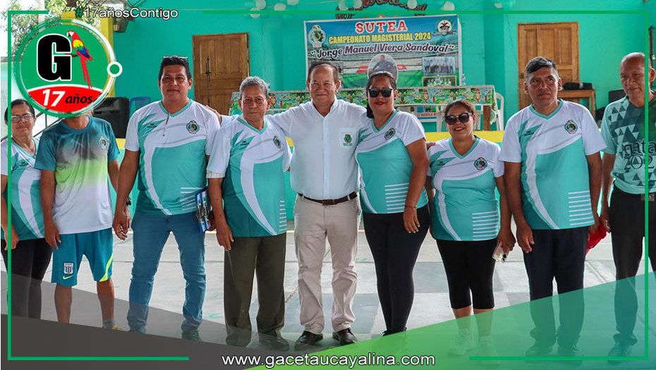 Alcalde de Atalaya apadrina Campeonato Magisterial 2024