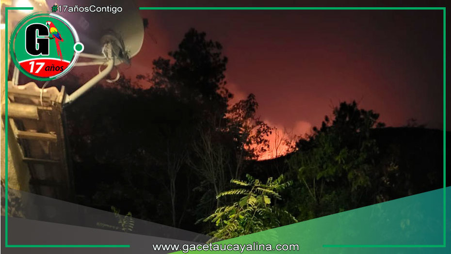 Fuego arrasa con valle Utcubamba en Amazonas