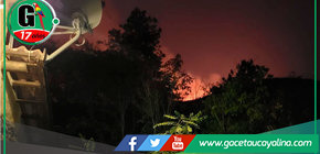 Fuego arrasa con valle Utcubamba en Amazonas