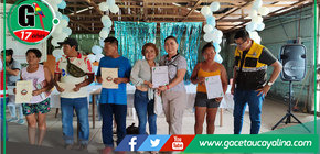 Pobladores del caserío Leoncio Prado recibieron constancias de posesión 