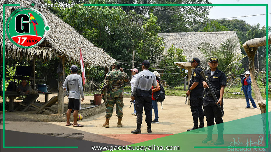 Intervención de CODISEC fortalece seguridad en comunidad nativa de Sepahua