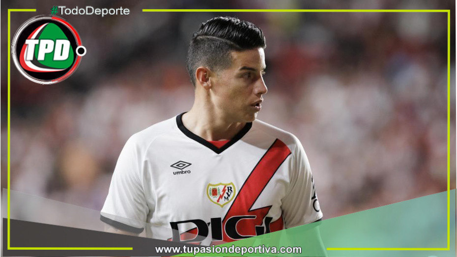 James Rodríguez hizo su debut oficial con el Rayo Vallecano