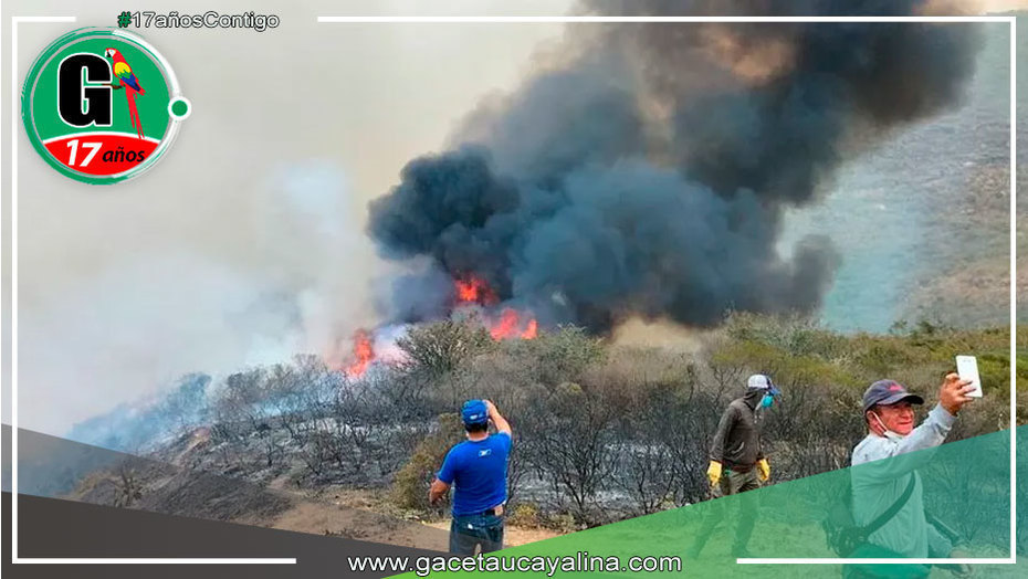 Alcalde de Luya alerta sobre incendios y daño turístico