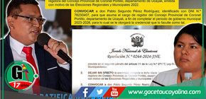 JNE ratifica vacancia y convoca a nuevo regidor en Municipalidad Provincial de Coronel Portillo