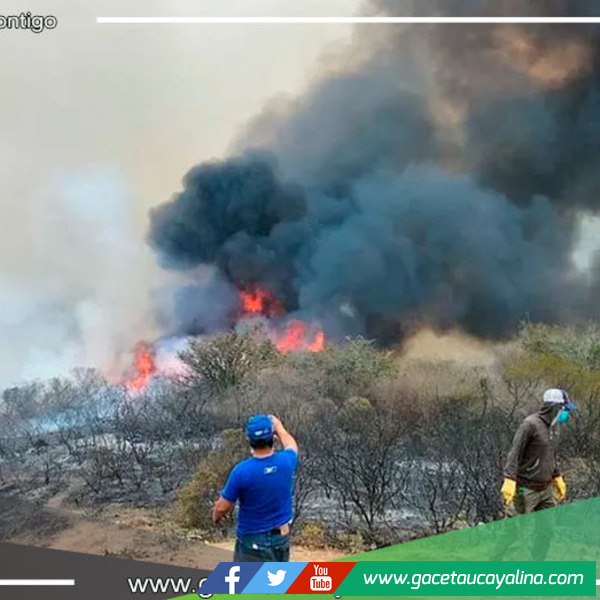 Alcalde de Luya alerta sobre incendios y daño turístico