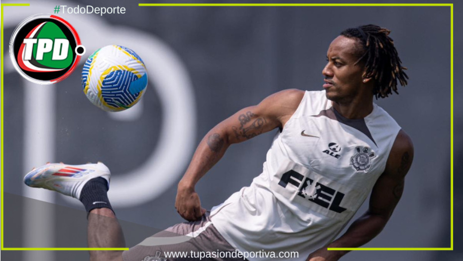 André Carrillo tuvo minutos en la victoria del Corinthians por la Copa Sudamericana