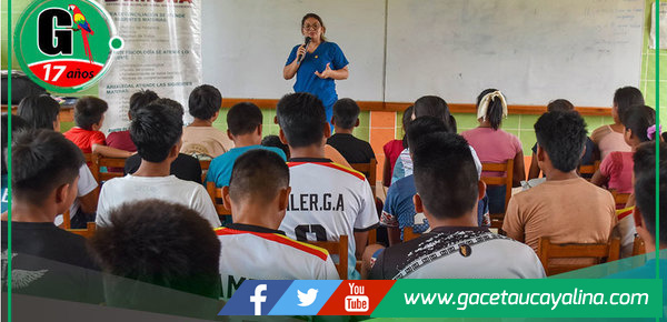 Taller en Atalaya promueve convivencia pacífica y derechos estudiantiles