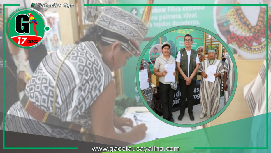 Sernanp firma convenio que beneficiará a más de 700 hectáreas y 27 familia de comunidad nativas en Madre de Dios