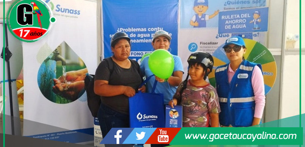 Sunass brindó orientación a más de 600 personas sobre el valor del agua potable en la Expo Amazónica 2024.