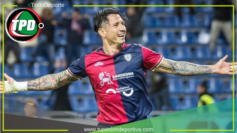 Gianluca Lapadula marcó hoy con el Cagliari y clasificó a los Cuartos de Final de la Copa Italia