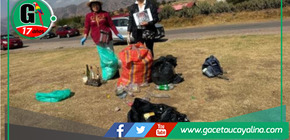 Inician retiro de toneladas de residuos sólidos en Sacsayhuamán en Cusco 