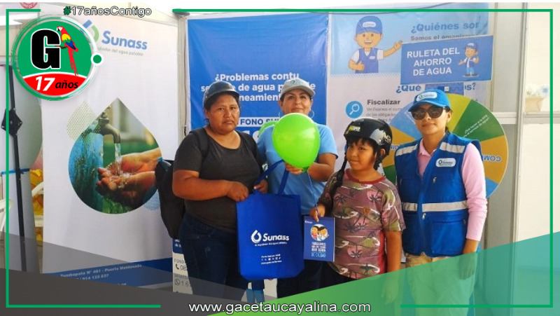 Sunass brindó orientación a más de 600 personas sobre el valor del agua potable en la Expo Amazónica 2024.