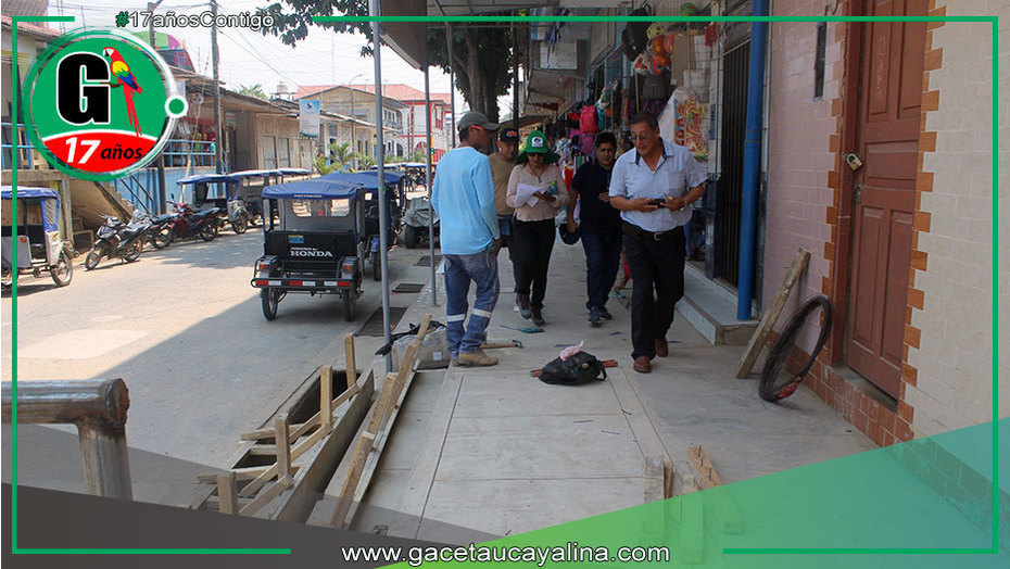 Alcalde de la provincia de Ucayali supervisa obras y conservación