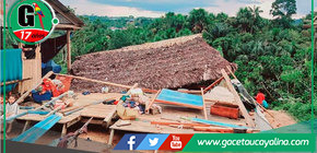 Lluvias y vientos causan daños en Nauta y Tamshiyacu