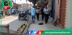 Alcalde de la provincia de Ucayali supervisa obras y conservación