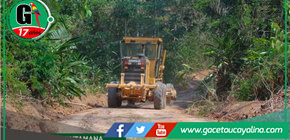 Municipalidad provincial de Ucayali mejora carretera Villa Contamana hacia Shanaillo