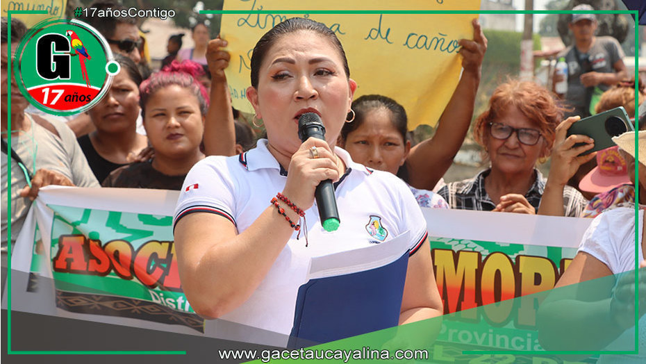 Coordinadora de AA. HH. Multisectorial de Yarinacocha se presentó ante alcaldesa