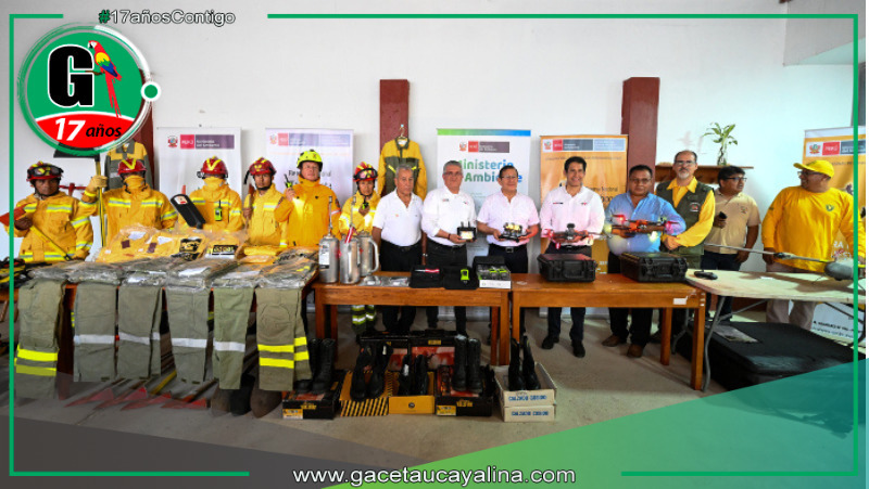 Minam refuerza equipamiento contra incendios forestales en reservas de Madre de Dios