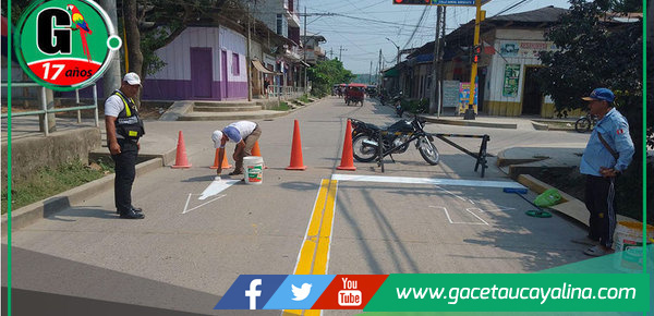 Municipalidad de Ucayali impulsa señalización de vías en Contamana