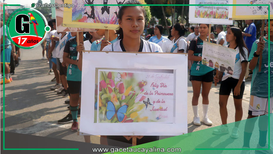 Alcalde de Ucayali festeja el Día de la Juventud en Contamana