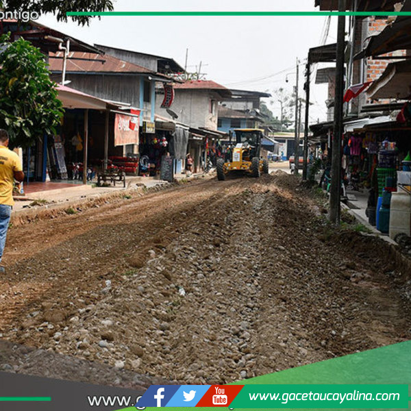 Mejoran vías principales para enfrentar temporada de lluvias en Sepahua