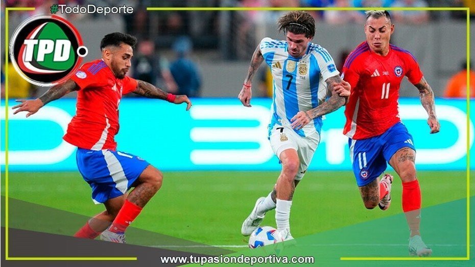 Argentina derrotó a Chile en el retorno de las Eliminatorias.