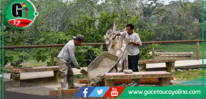 Sepahua restaura Cristo Blanco para embellecer la ciudad