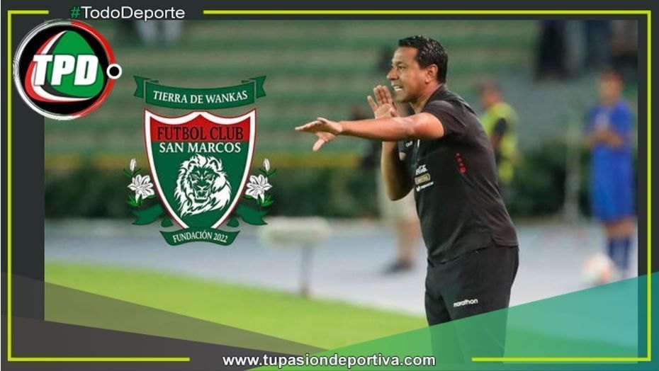 Nolberto Solano es nuevo entrenador de FC San Marcos de la Liga 2