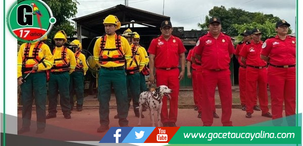 Celebran 11 años de servicio de la XII Comandancia de Bomberos de Ucayali