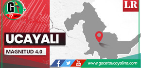 Sismo se registró en Coronel Portillo, sin reportes de daños.