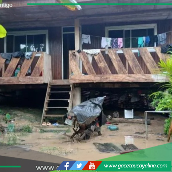 Afecta 40 viviendas y un puente en Irazola.