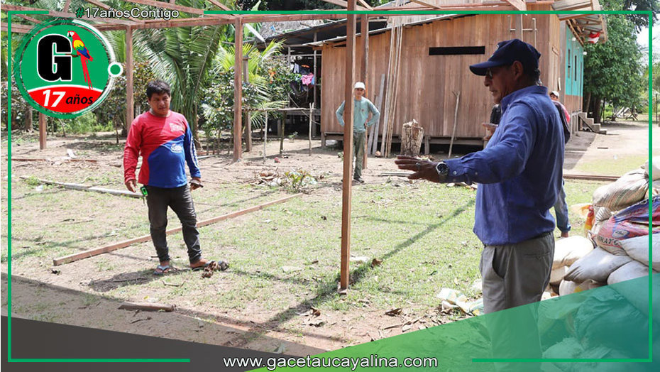 Ucayali avanza en obra comunitaria con participación vecinal activa
