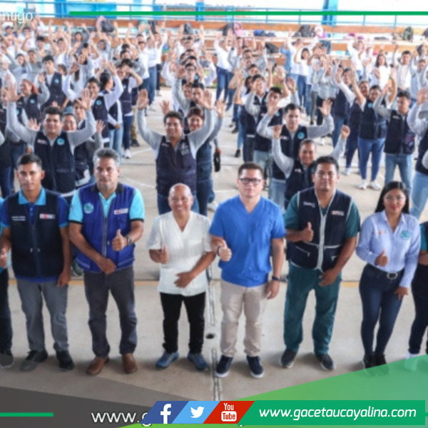 Ucayali se moviliza para eliminar criaderos de zancudos.