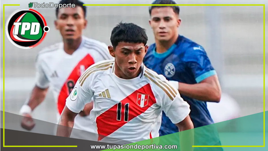 Perú Sub 20 cae 2-1 ante Paraguay en Sudamericano 2025