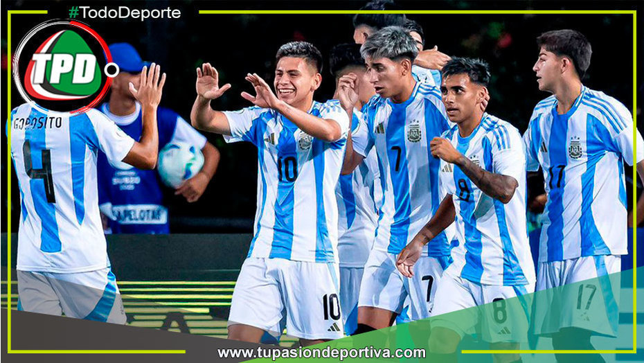 Argentina golea 6-0 a Brasil en Sudamericano Sub-20