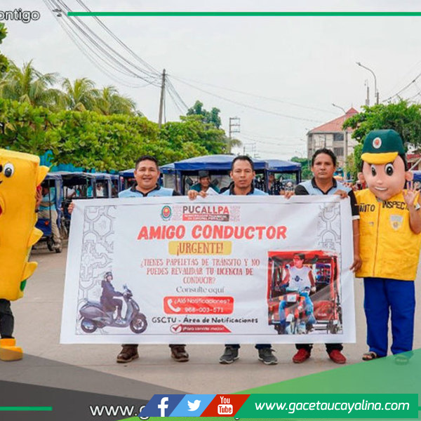 Coronel Portillo evita embargos por infracciones de tránsito