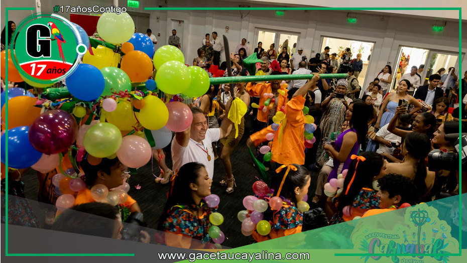 Gobernador Gambini lanzó el XXXIV Carnaval Ucayalino 2025 en la ciudad de Lima