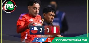 Perú cayó 2-1 ante Chile con un autogol en la última jugada en Santiago