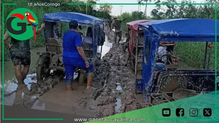 Carretera que conecta a Pucallpa y Masisea intransitable