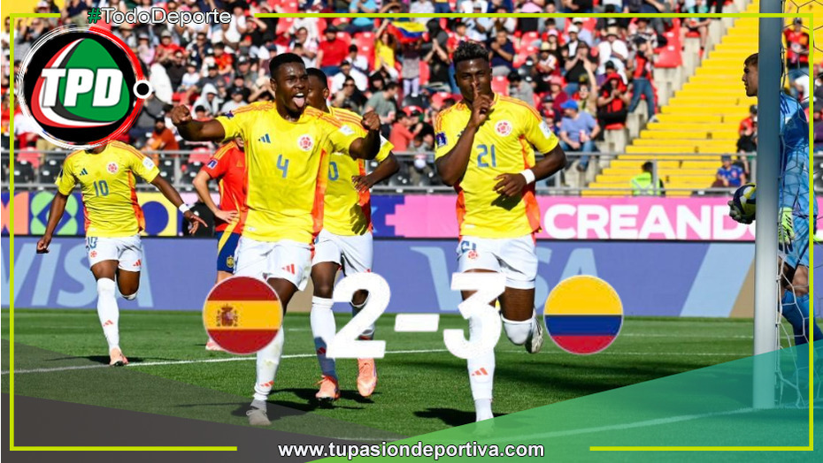 Colombia venció 3-2 a España y clasificó a semifinales