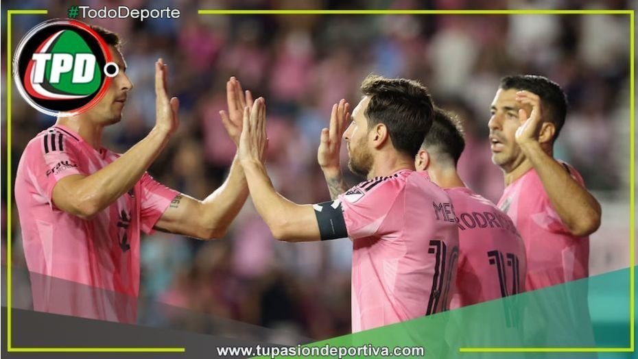 Messi es figura en la goleada del Inter Miami 4-0 al Atlanta United