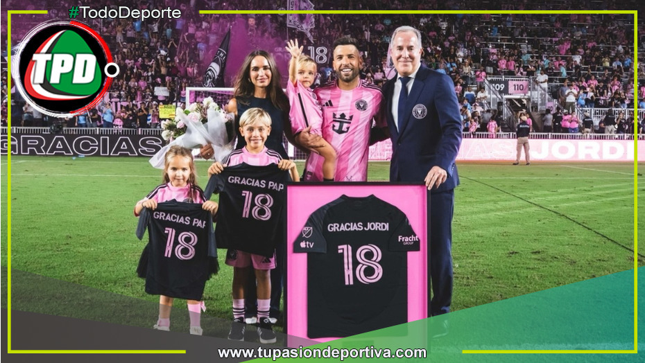 Emotivo homenaje a Jordi Alba en su adiós al fútbol a los 36 años