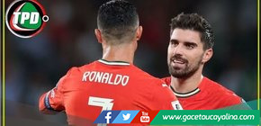 Portugal vence 1-0 a Irlanda sobre la hora para mantener el liderato 