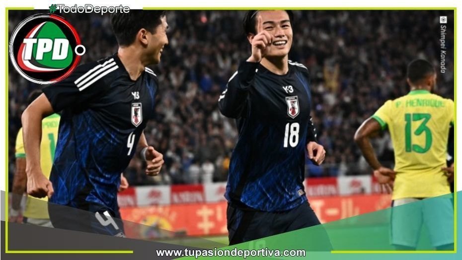 Japón venció 3-2 a Brasil en vibrante amistoso internacional