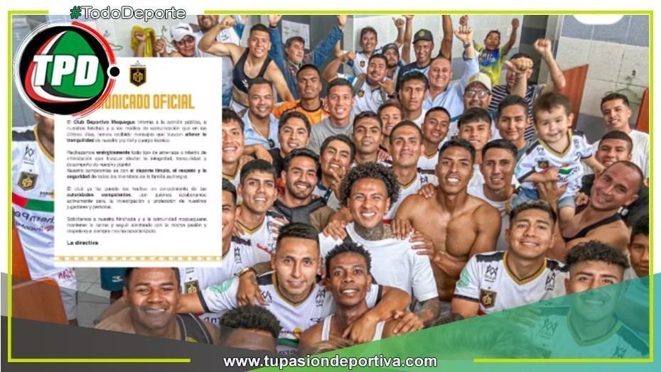 Deportivo Moquegua denuncia extorsión a jugadores