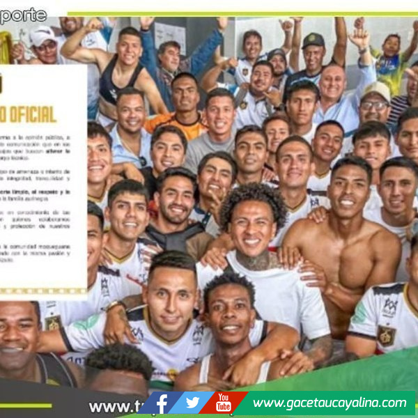 Deportivo Moquegua denuncia extorsión a jugadores