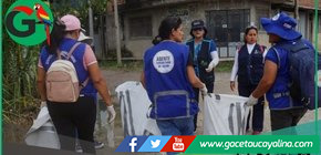 Nueva Cajamarca elimina 37 toneladas de potenciales criaderos del dengue.