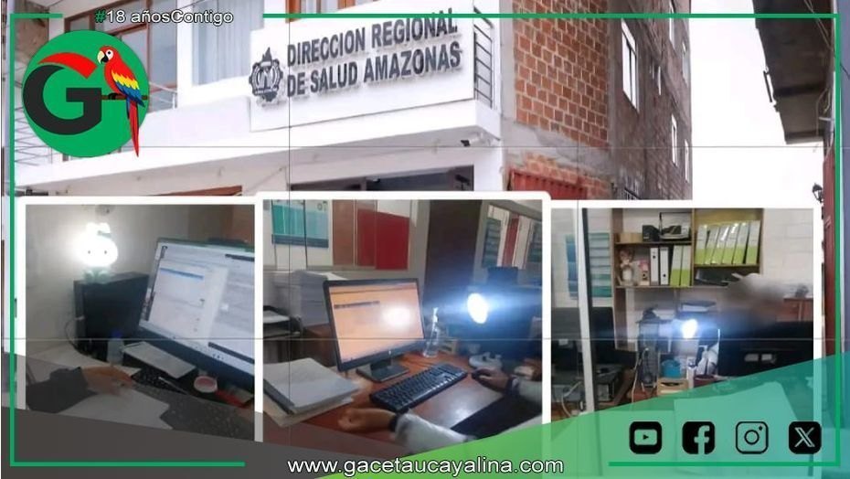 DIRESA Amazonas trabaja en condiciones precarias por falta de internet e iluminación.