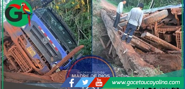 Accidente en puente deja incomunicada a comunidad de Miraflores en Madre de Dios.
